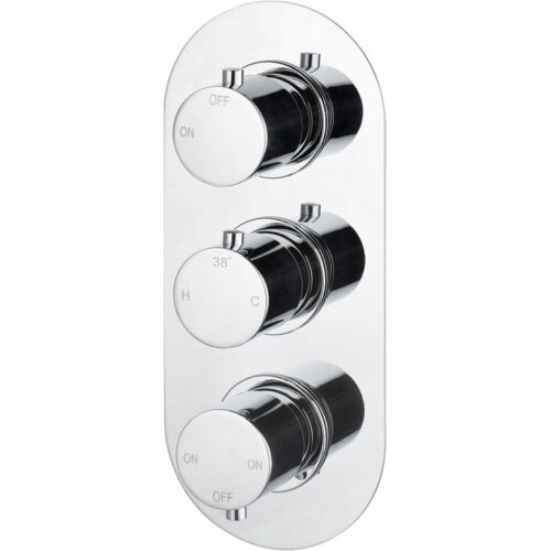 Lucas Thermostatic Three Outlet Triple Shower Valve