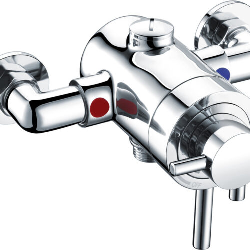 Modern Exposed Thermostatic Shower Valve