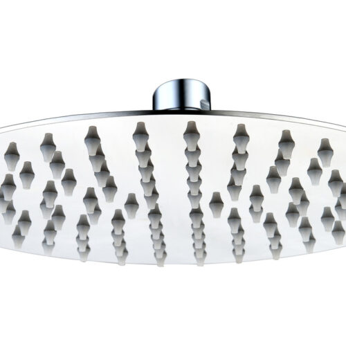 250mm Round Ultraslim Showerhead - St/Steel