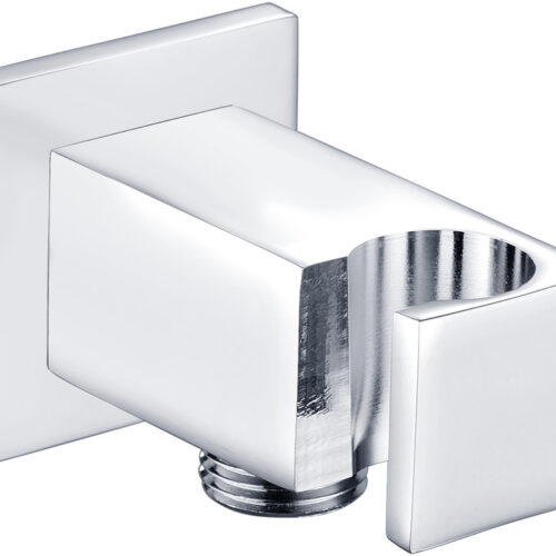 Handset Wall Bracket with Wall Outlet - Square