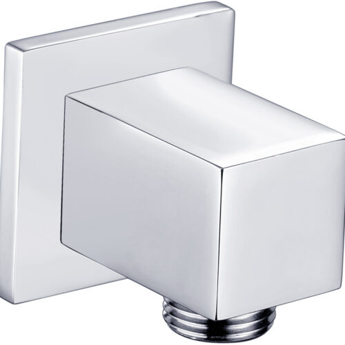 Chrome Wall Outlet Elbow - Square
