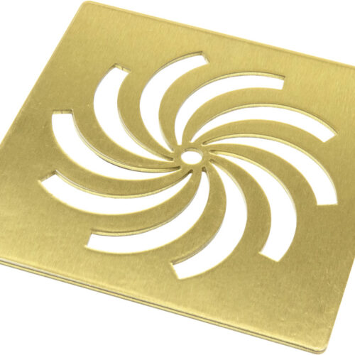 25mm Designer Shower Tray Waste - Brushed Brass
