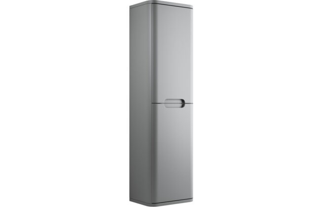 Fairmont 350mm 2 Door Wall Hung Tall Unit – Matt Grey