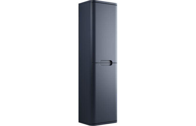 Fairmont 350mm 2 Door Wall Hung Tall Unit – Matt Indigo