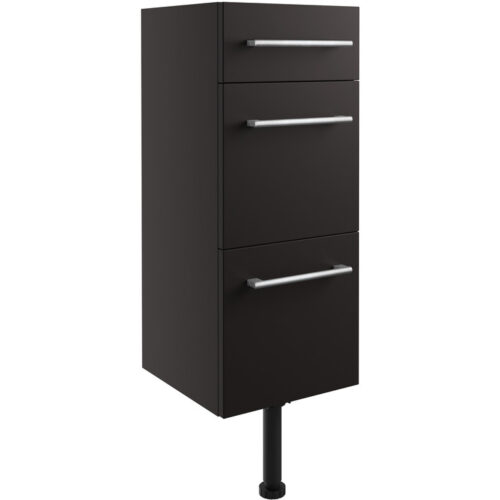 Tundra 300mm 3 Drawer Unit - Matt Graphite Grey