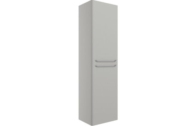 Taurus 454mm Wall Hung 2 Door Tall Unit – Grey Gloss