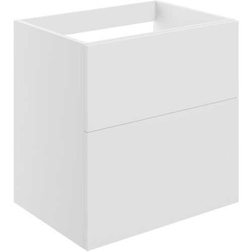 Sable 590mm 2 Drawer Wall Unit (No Top) - Matt White