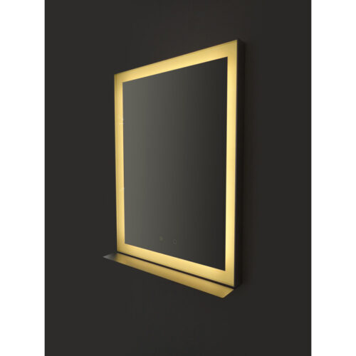 Shire 800x600mm Front-Lit Rectangular Mirror - Chrome