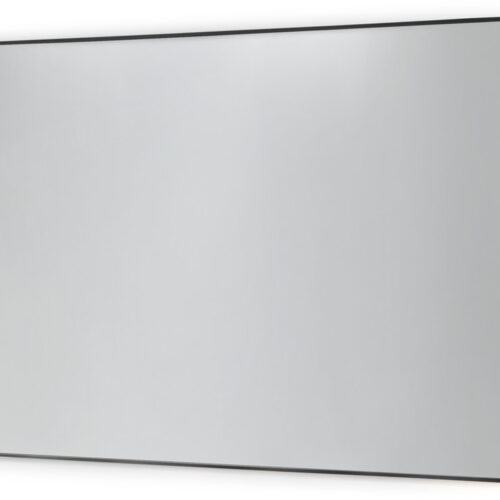 Nola 600x800mm Rectangular Mirror - Black Frame