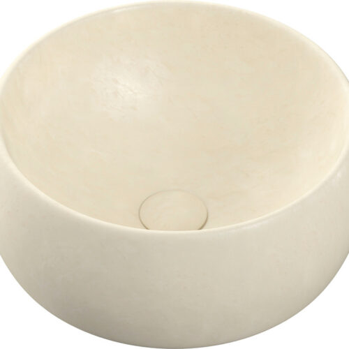 Haven 400mm Ceramic Washbowl - Stone Effect