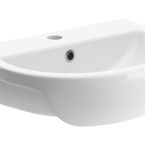 Venus 500x390mm 1TH Semi Recessed Basin