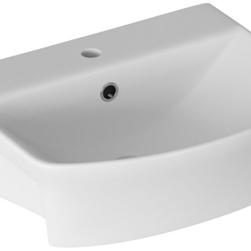 Earth 500x400mm 1TH Semi Recessed Basin