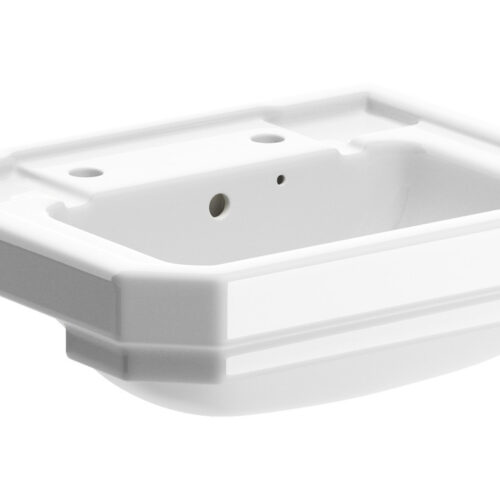 Moon 550x450mm 2TH Semi Recessed Basin