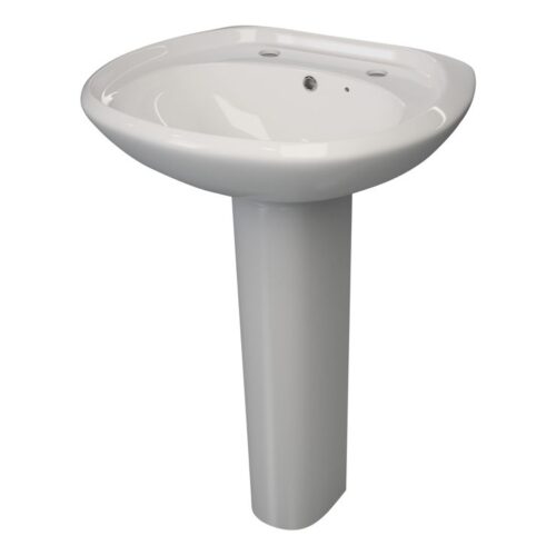 January 573x460mm 2TH Basin & Full Pedestal