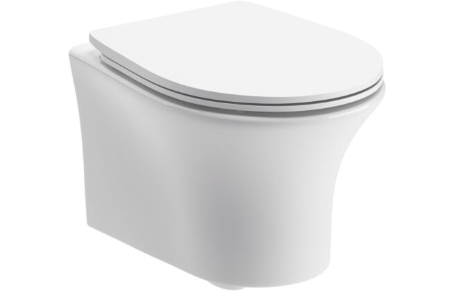September Rimless Wall Hung WC & Soft Close Seat