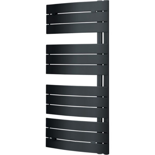 Jordan 49mm Designer Curved Square Ladder Radiator 550x1080mm - Anthracite