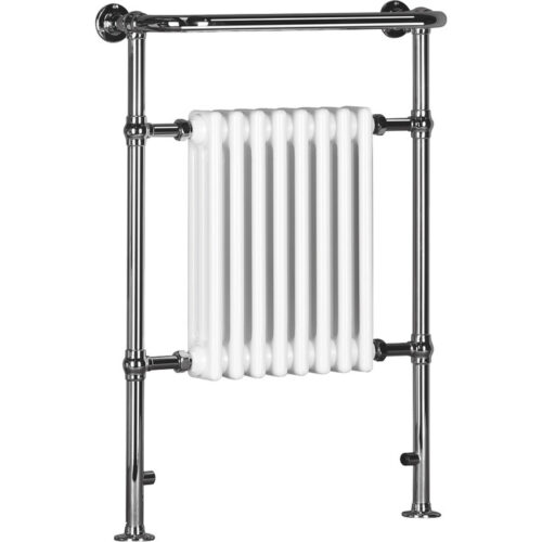 Blake 673x965mm Traditional Radiator - White