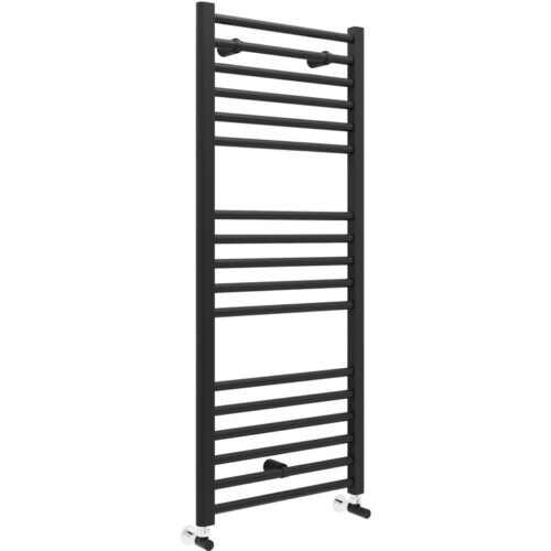 Stone Straight 30mm Ladder Radiator 500x1200mm - Matt Black