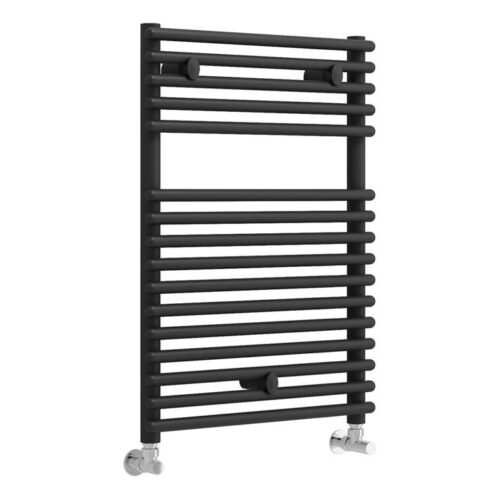 Sirius Round Ladder Radiator (500x730mm) - Black