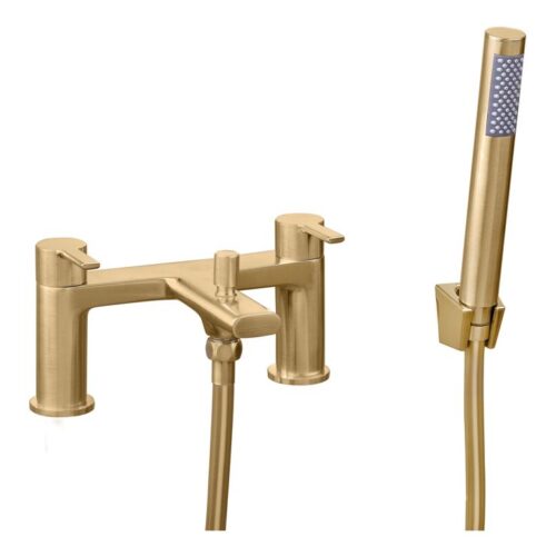 Umber Bath/Shower Mixer - Brushed Brass