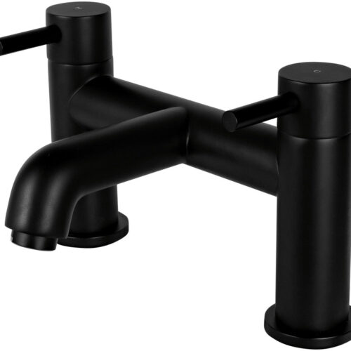 Vema Maira Deck Mounted Bath Filler - Black