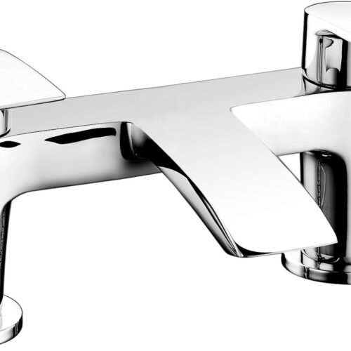 Topaz Bath Filler - Chrome