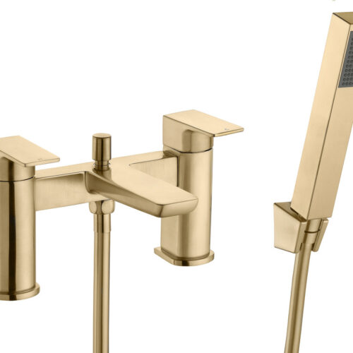 Oslo Bath/Shower Mixer - Brushed Brass