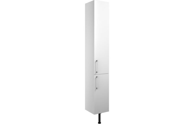 Tundra 300mm 2 Door Tall Unit – White Gloss