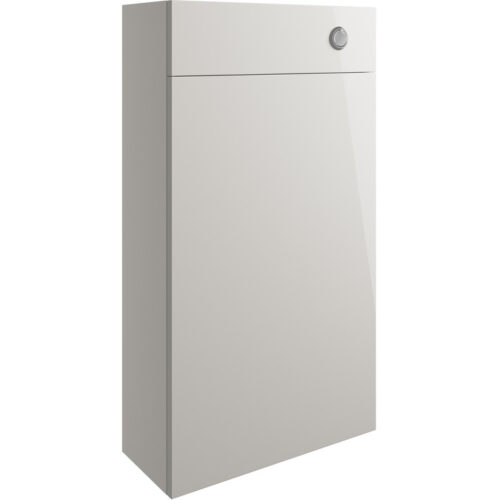 Mirage 500mm Slim WC Unit - Pearl Grey Gloss