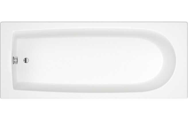 Laser Round Single Ended 1700x700x550mm 0TH Bath w/Legs