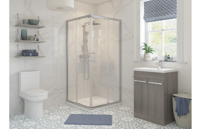 Royal 760mm Corner Entry Door