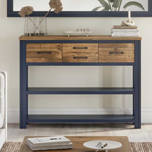 Blue - Low Bookcase / Hall Table