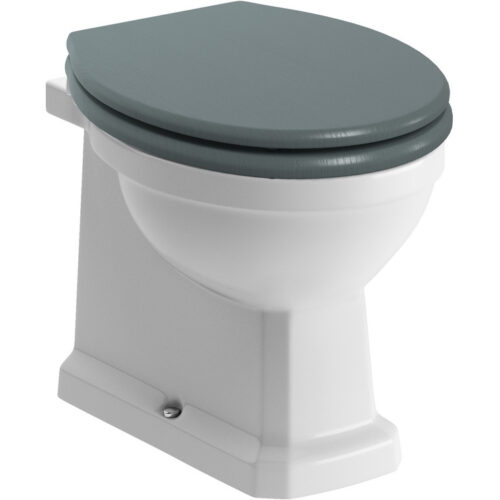 Moon BTW WC & Sea Green Wood Effect Seat