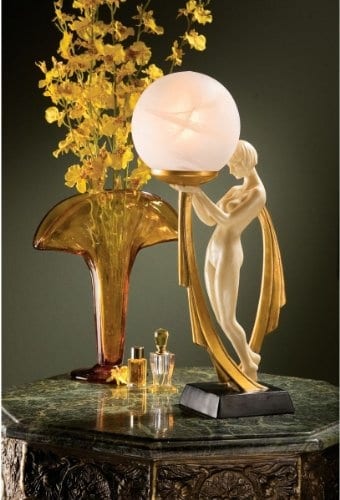Art Deco - Female Lamp