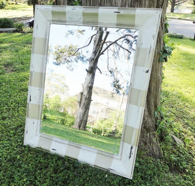 DIY Art Deco - Striped Mirror