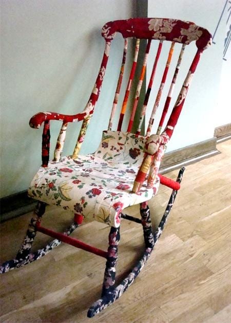Interiors - Fabric Rocking Chair
